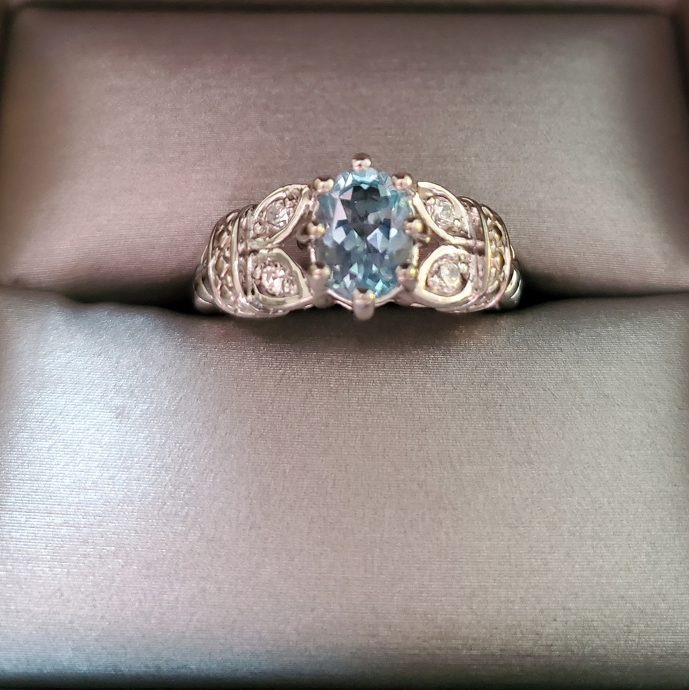 Blue Topaz Ring